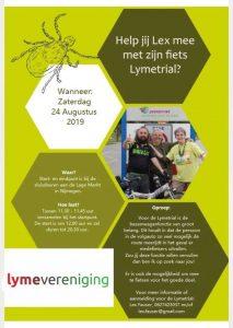 Folder van de Lymetrail 2019.