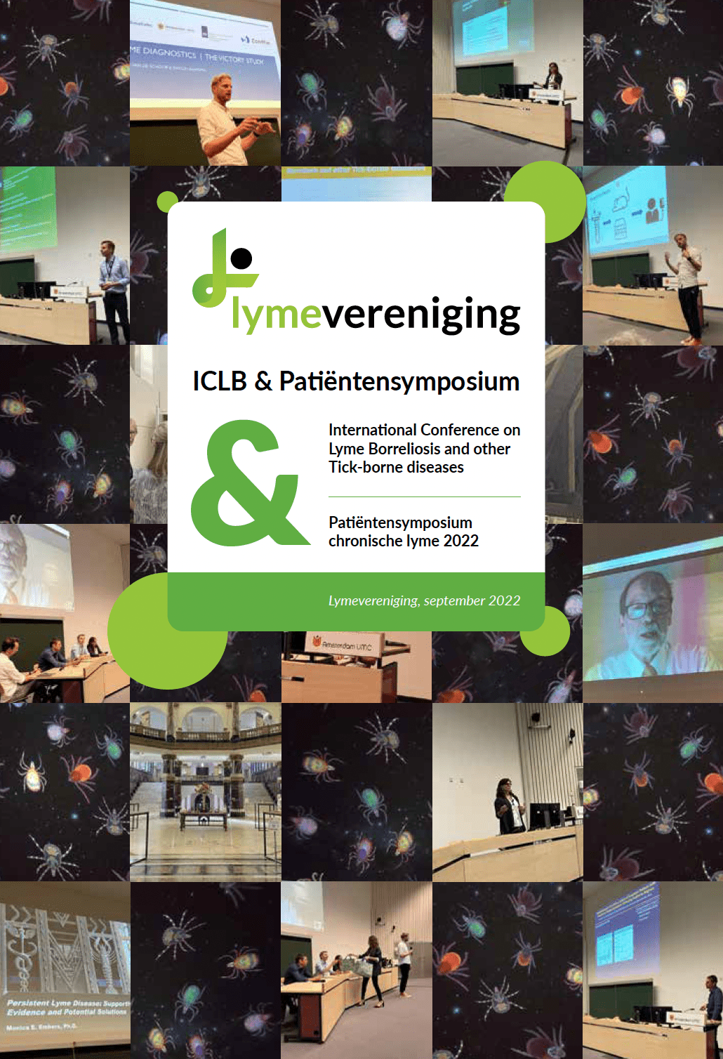 Folder over ICLB & PatiëntensymposiumLymevereniging, september 2022